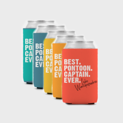 Best Pontoon Captain Ever -- on Lake Winnipesaukee Can Koozie, Can Cozy