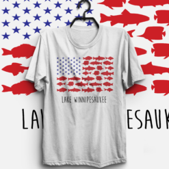 Patriotic Fishing Winnipesaukee