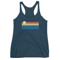 Alternative view of Vintage Winnipesaukee, Women's Racerback Tank