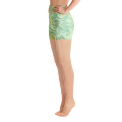 Alternative view of Vintage Winni Map Yoga Shorts