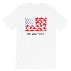 Patriotic Fishing Winnipesaukee
