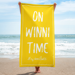 On Winni Time Beach Towel