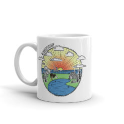 Winnipesaukee Colorful Art Mug