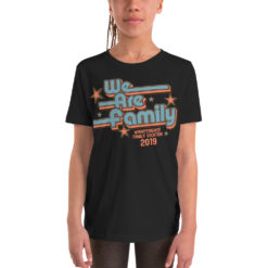 Alternative view of We are family! Lake Winnipesaukee Family Vacation Youth Short Sleeve T-Shirt