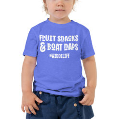Fruit snacks and boat naps - that is #winnilife for you! Toddler Short Sleeve Tee