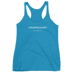 Winnipesaukee, por favor!  Women's Racerback Tank