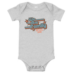 Alternative view of We are Family! Lake Winnipesaukee Vacation Matching Family shirts - baby onesie