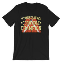 Alternative view of Cornhole Champion of Winnipesaukee! Short-Sleeve Unisex T-Shirt