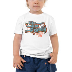 We are family! Lake Winnipesaukee Family Vacation Toddler Short Sleeve Tee
