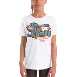 We are family! Lake Winnipesaukee Family Vacation Youth Short Sleeve T-Shirt